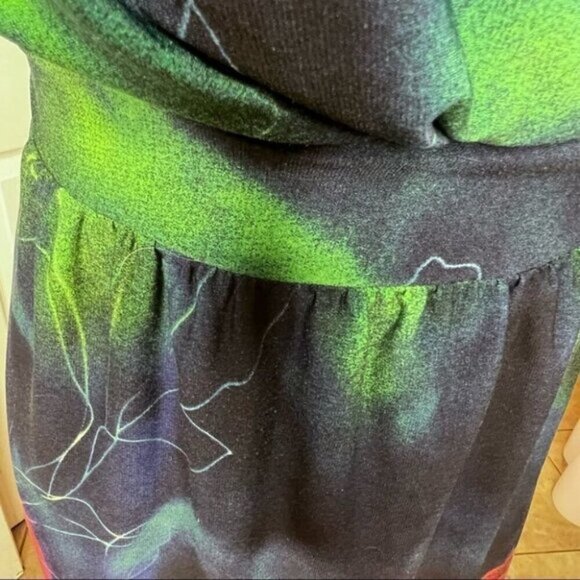 Additon Elle Floral Vneck Maxi Dress Size X - Picture 4 of 6